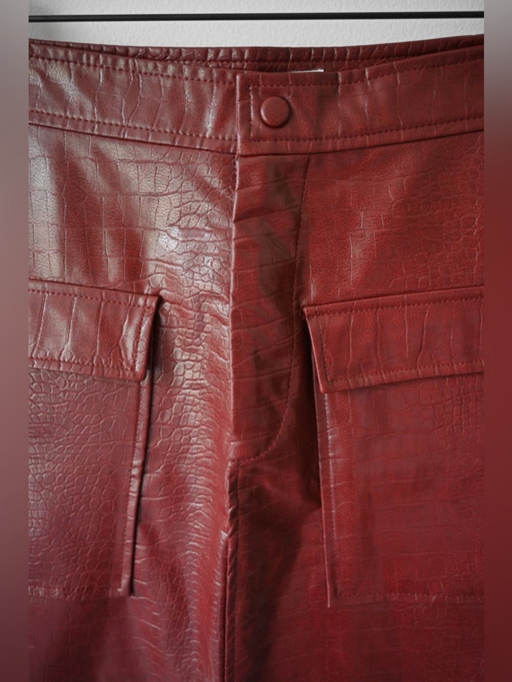 Steve Madden Crocodile Mini Skirt - Picture 3 of 6